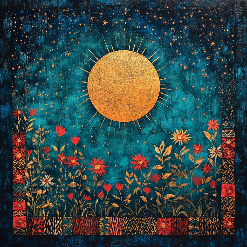 Frida Kahlo Inspired Eclipse Garden Of Inner Fire Paint by numbers kits