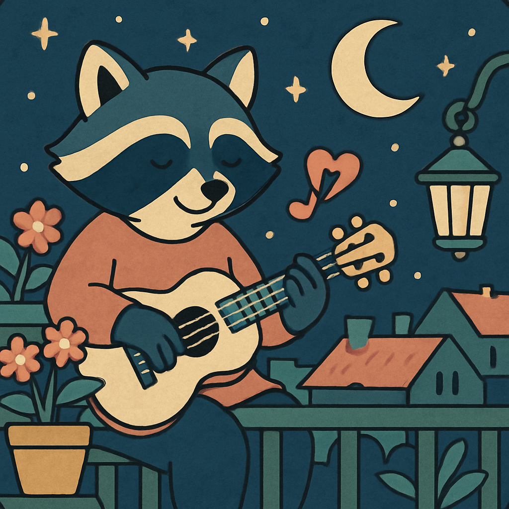 Valentines Day Moonlit Balcony Serenade Numbered painting kits