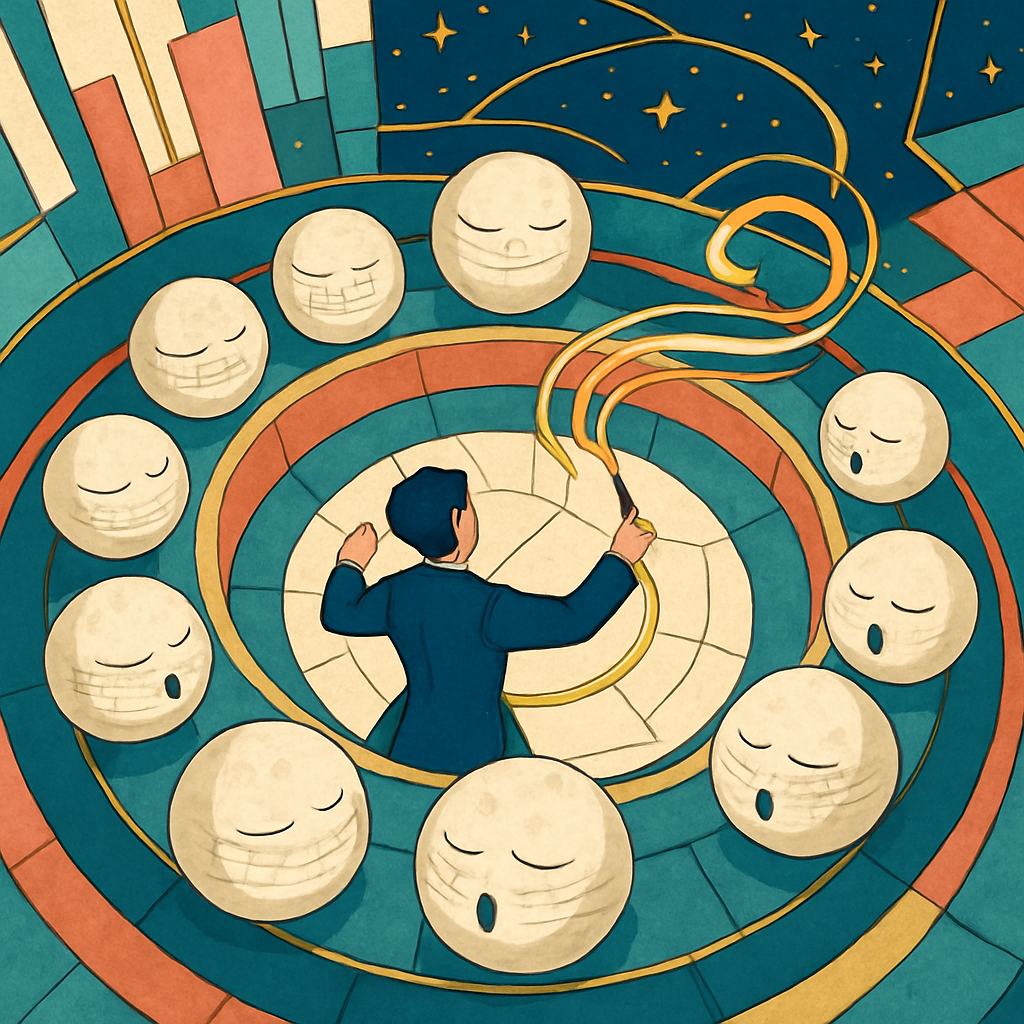 Kinetic Marble Choir In Music paint by numbers