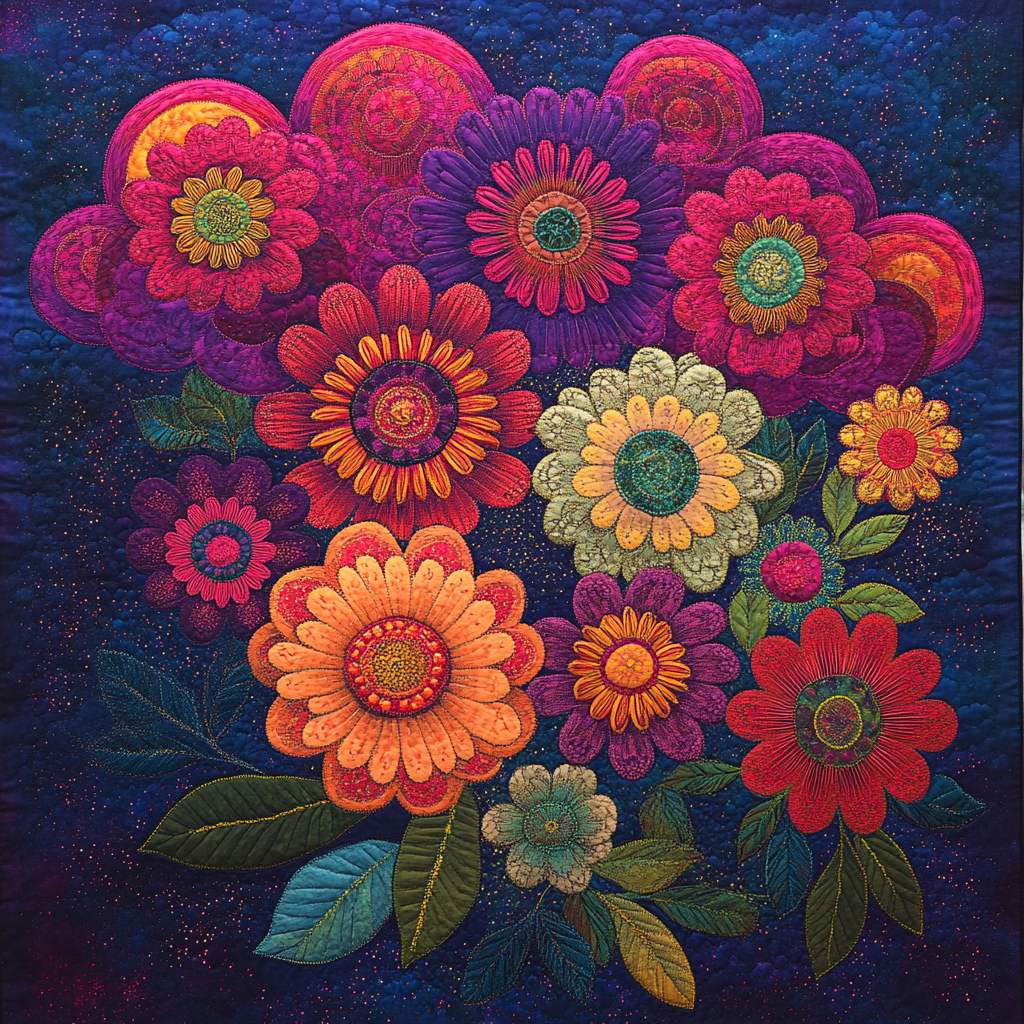 Frida Kahlo Inspired Nebula Of Ancestral Blooms paint by number