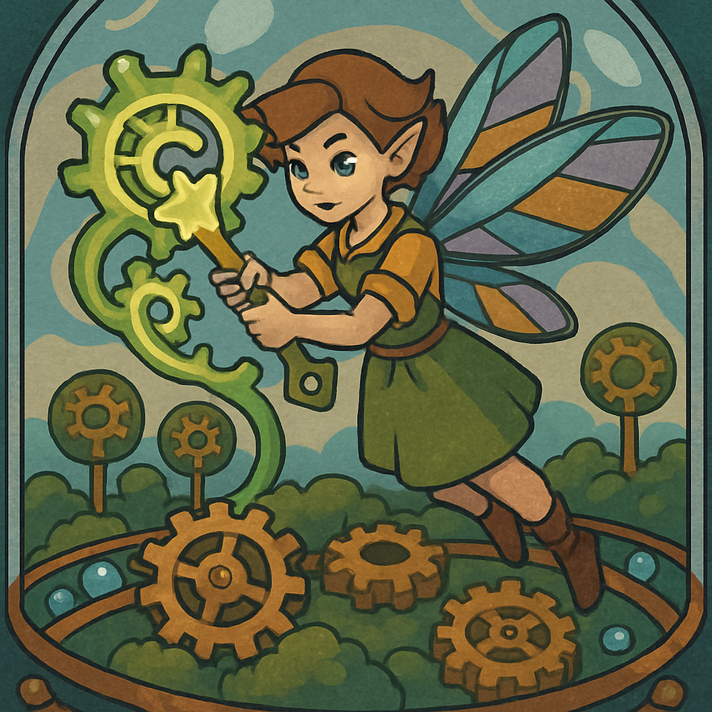 Clockwork Conservatory Fairy DIY paint by numbers