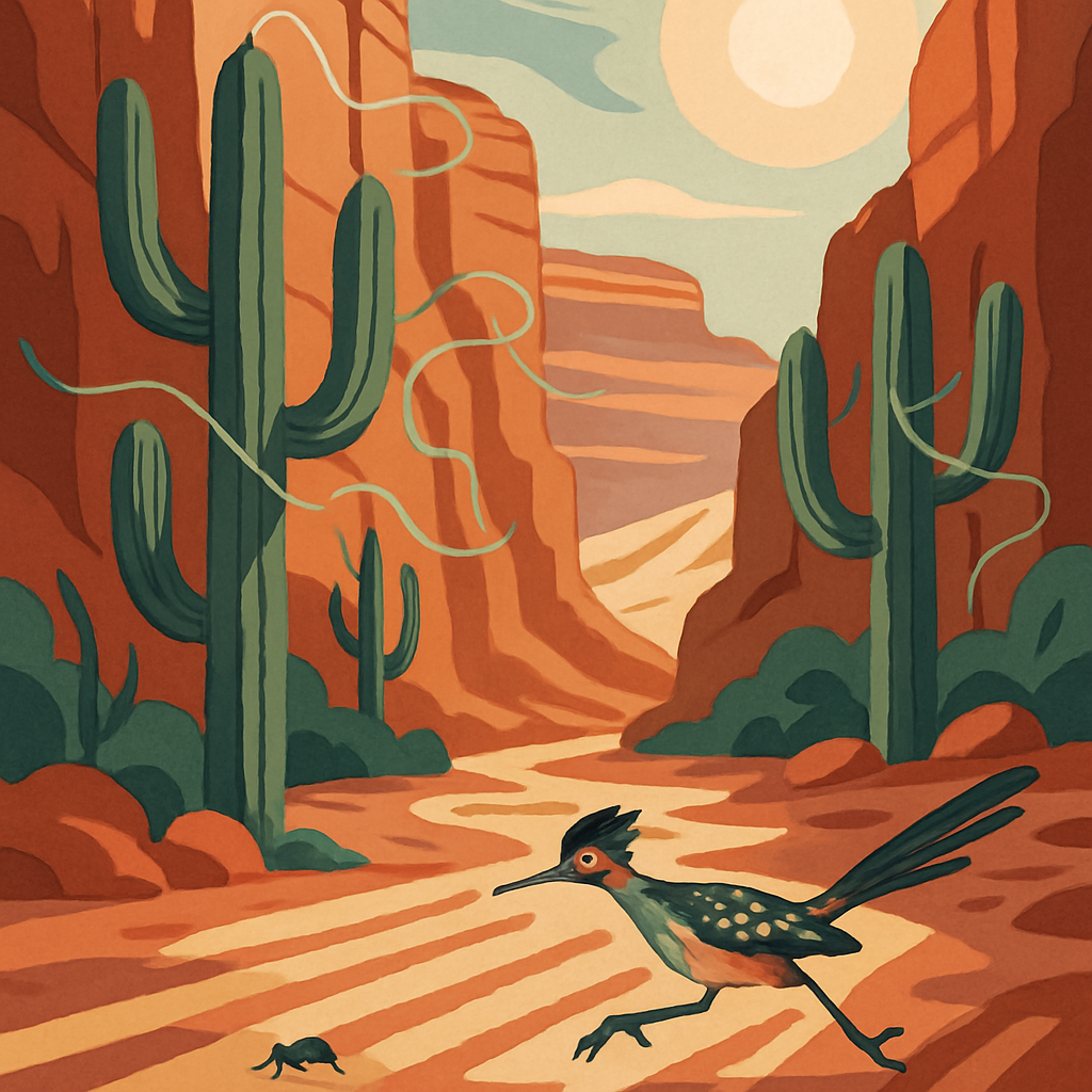 Desert Wind Harp Canyon painting number kit