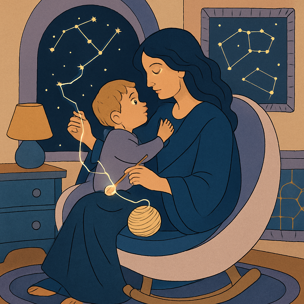 Constellation Lullaby Mother Paint by numbers kits