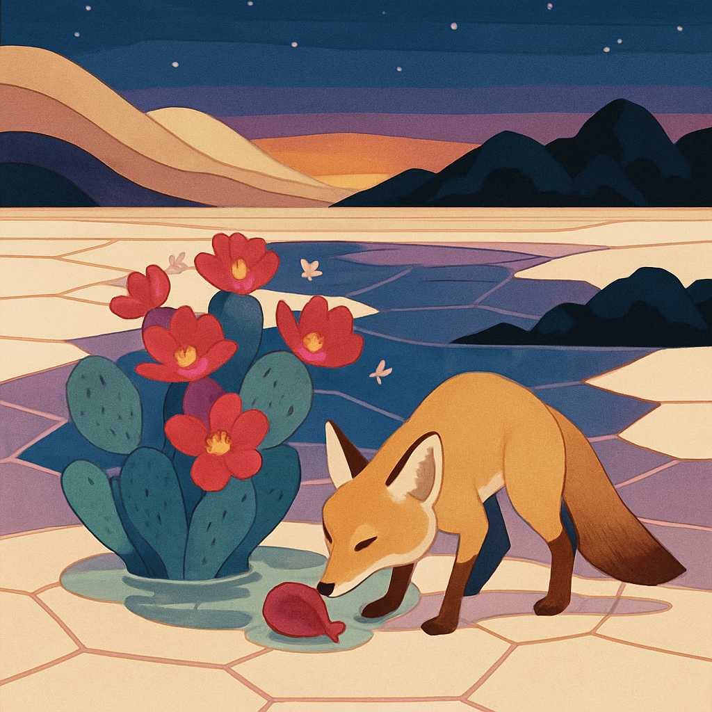 Salt Mirage In Desert Bloom paint by color