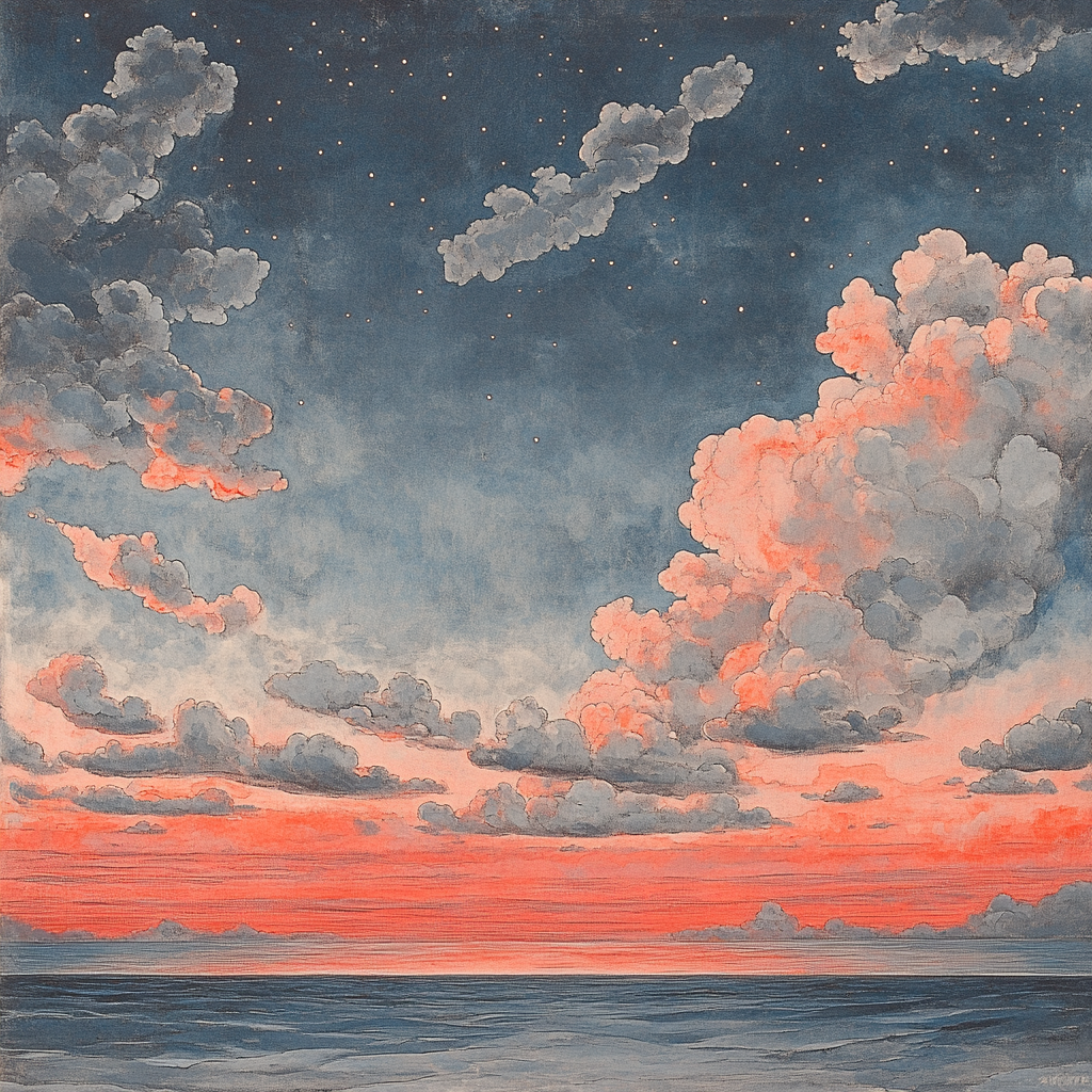 Michelangelo Inspired Citylights Atmosphere painting number kit