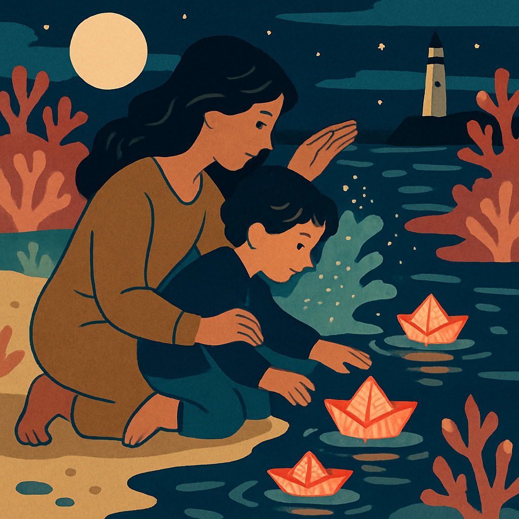 Mother Lanterns Of The Tidepool Numbered painting kits