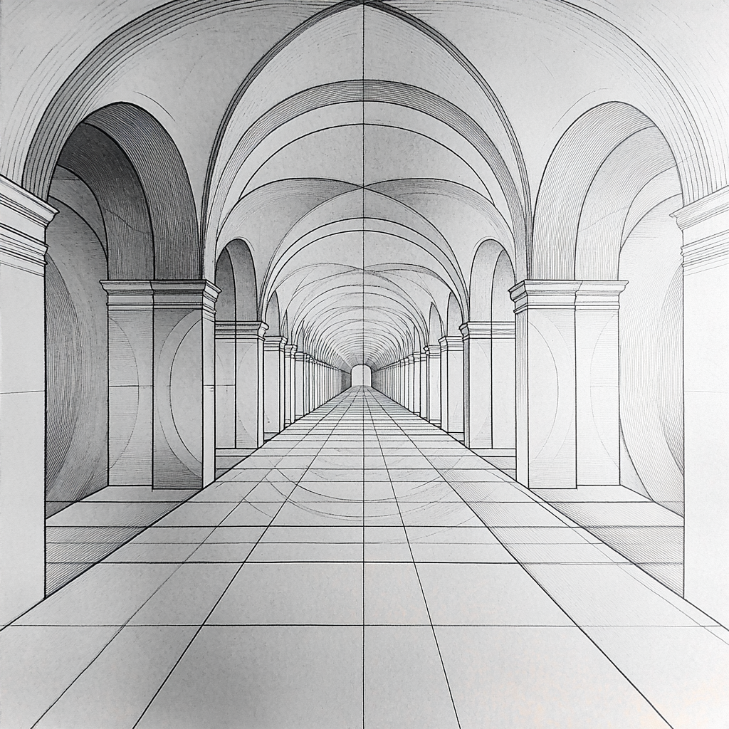 M.C. Escher Inspired Paradox Of Silent Symmetry paint by number