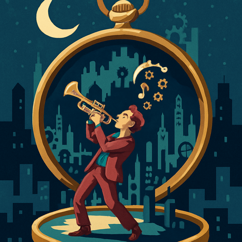 Clockwork Improvisation In Jazz paint by numbers