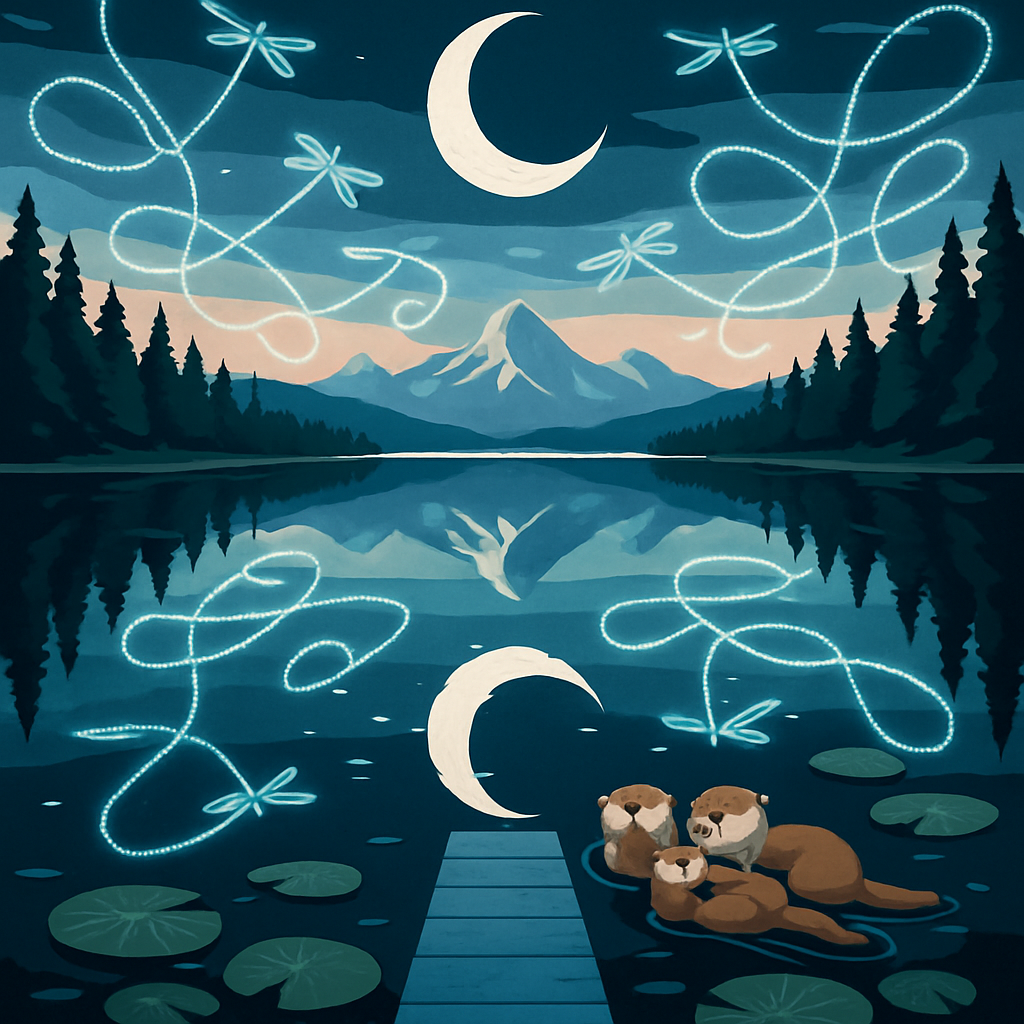 Mirror Still Water Lake Vista paint by numbers