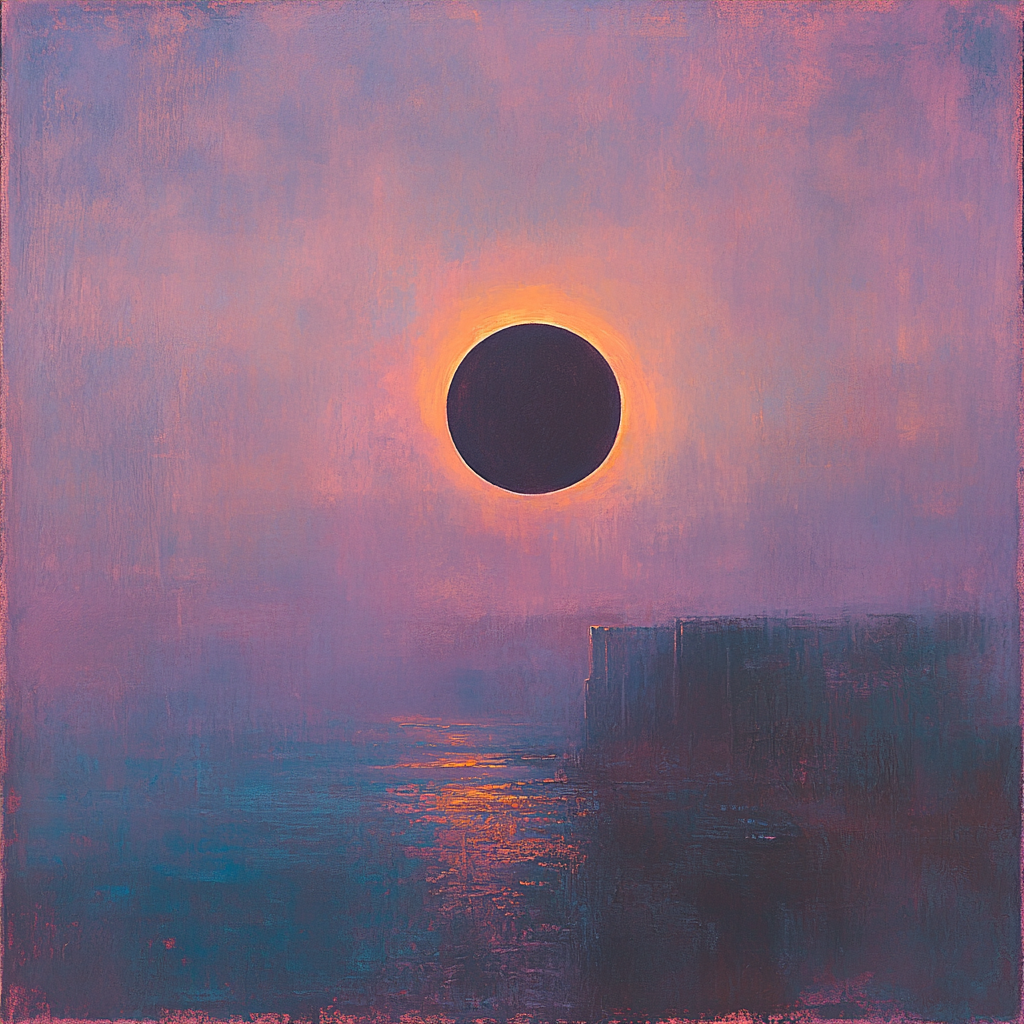 Edgar Degas Inspired Eclipse Glow In Quiet Color Fields Painting by numbers kit