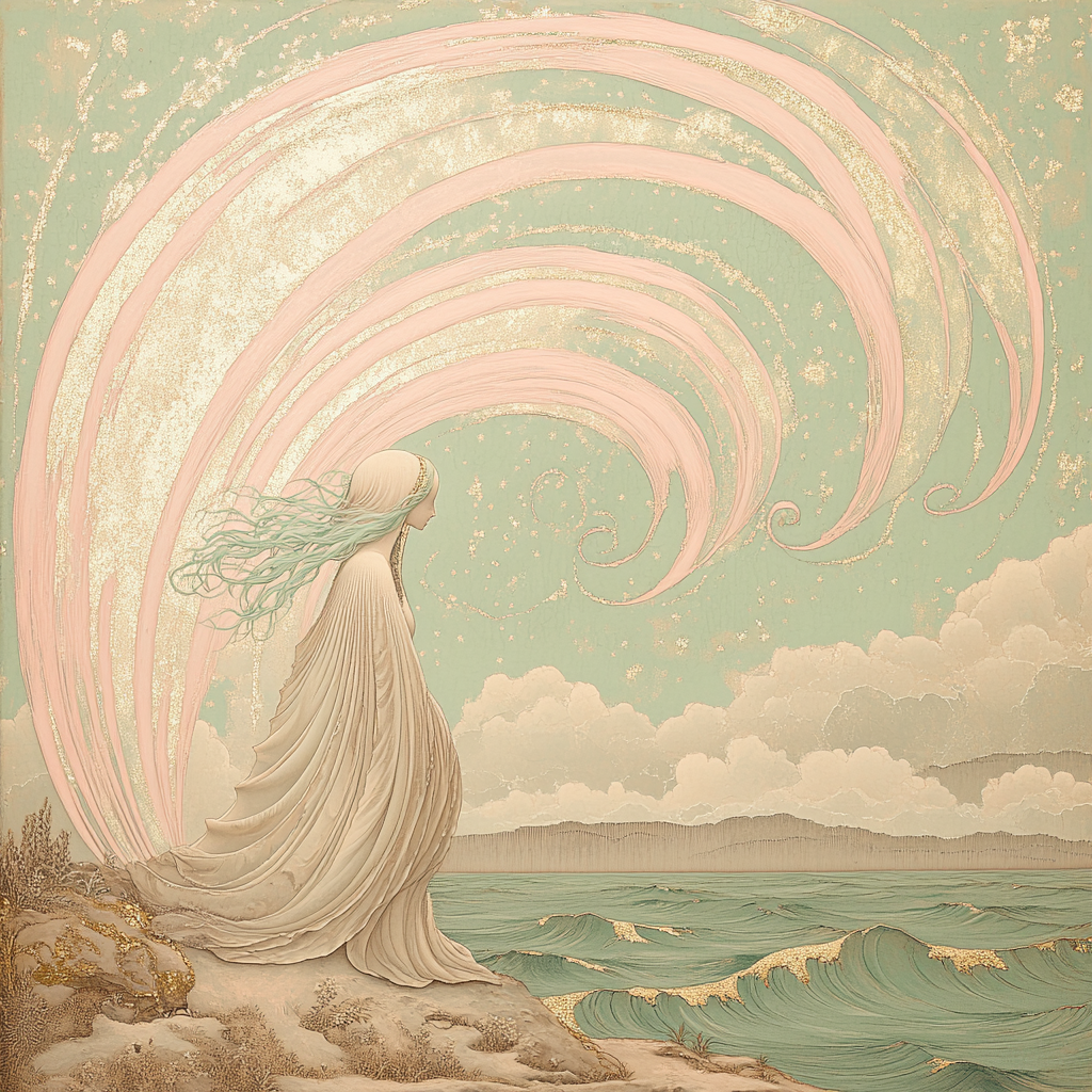 Sandro Botticelli Inspired Birth Of The Aurora Goddess Paint by numbers kits