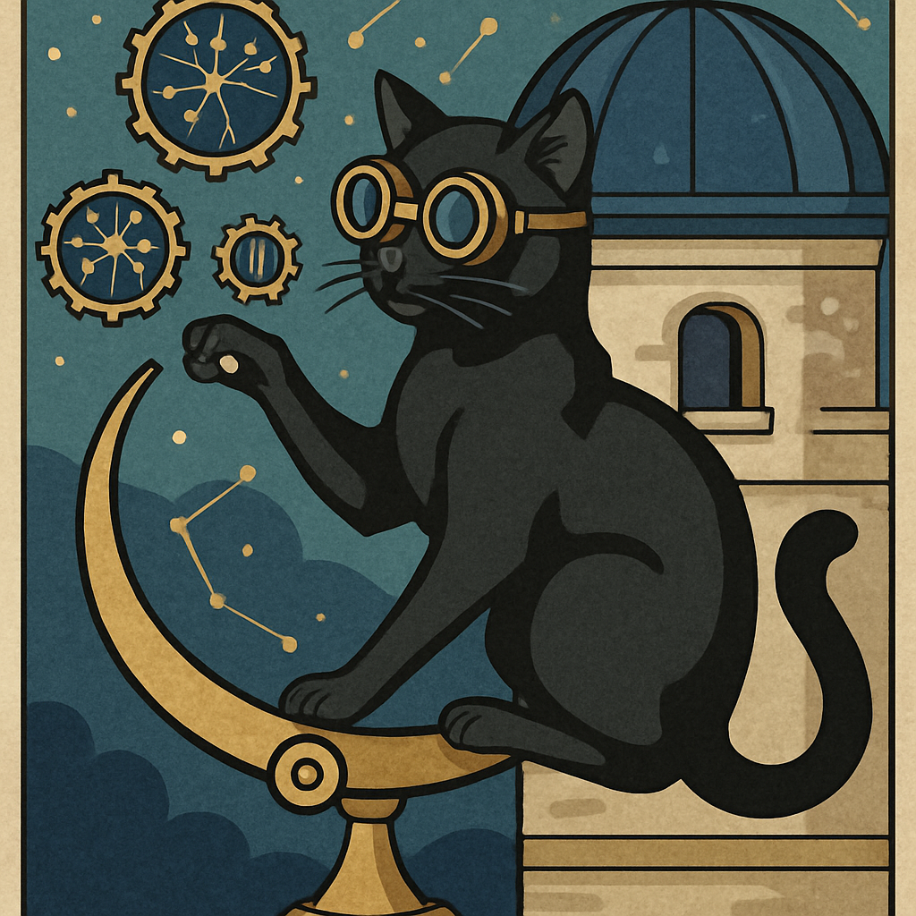 Clockwork Observatory Cat Dream Paint by numbers kits