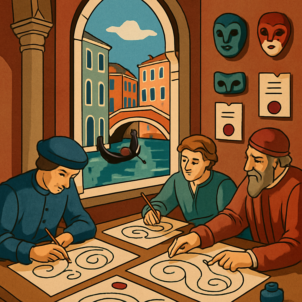 Tidal Mapmakers Workshop In Venice Paint by numbers art