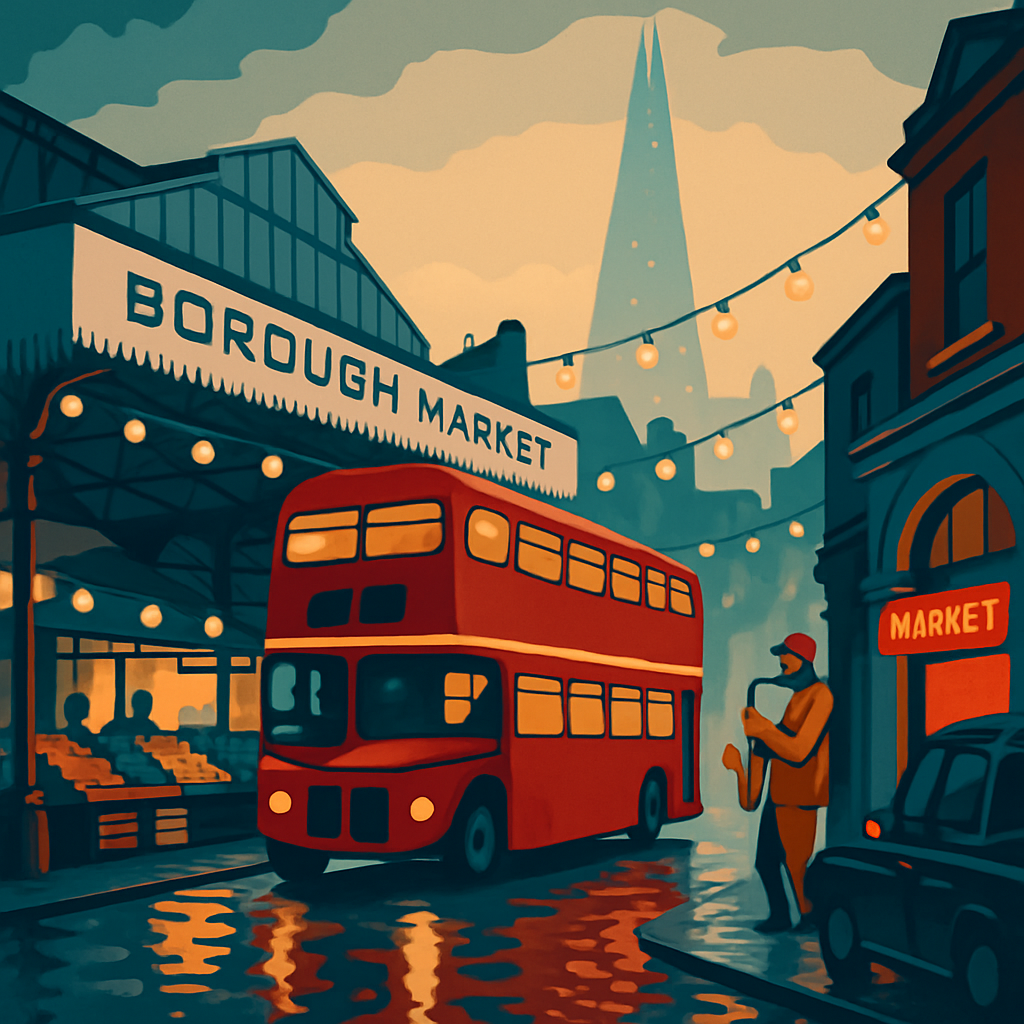 Foglit London Market Kaleidoscope paint by numbers