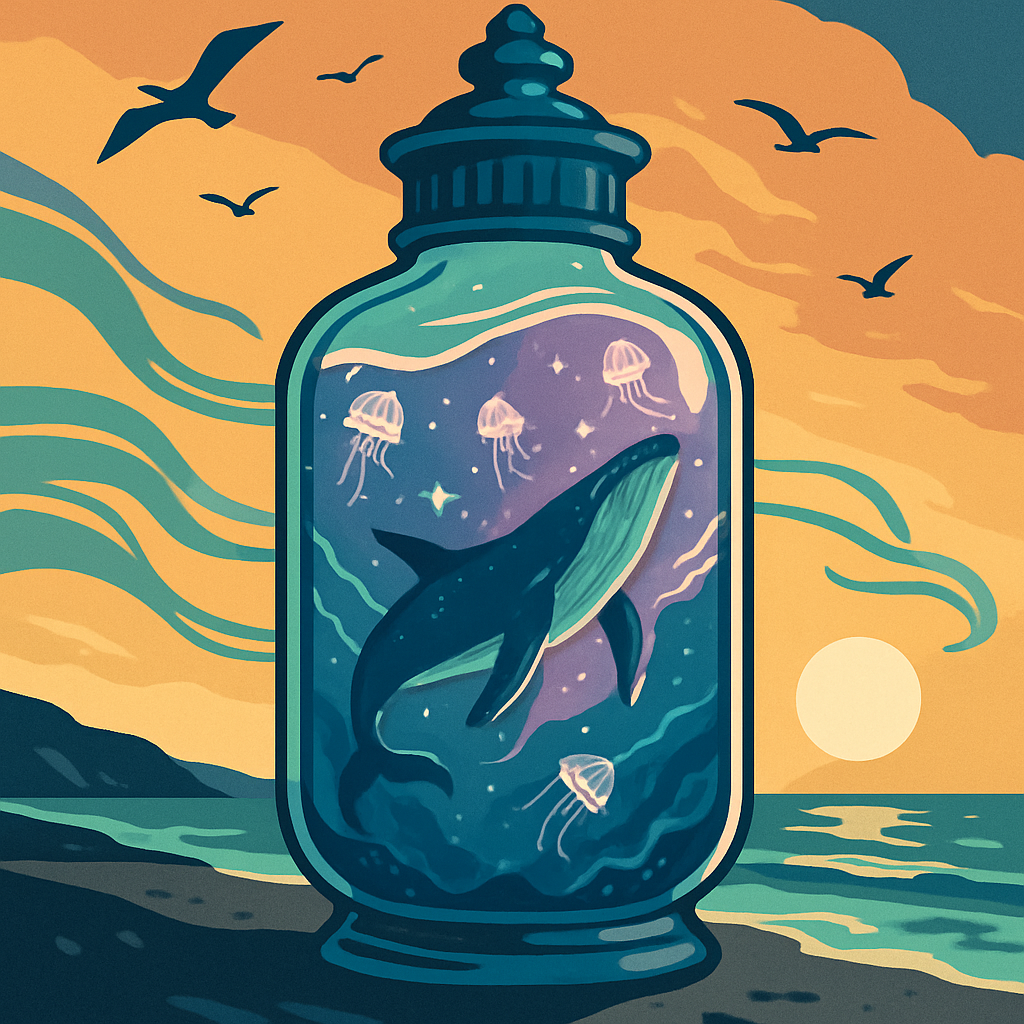 Ocean Threaded Stormglass Painting by numbers kit