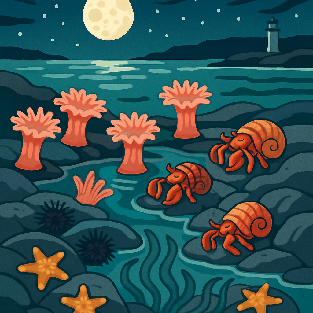Tide Pool Orchestra In The Ocean DIY paint by numbers