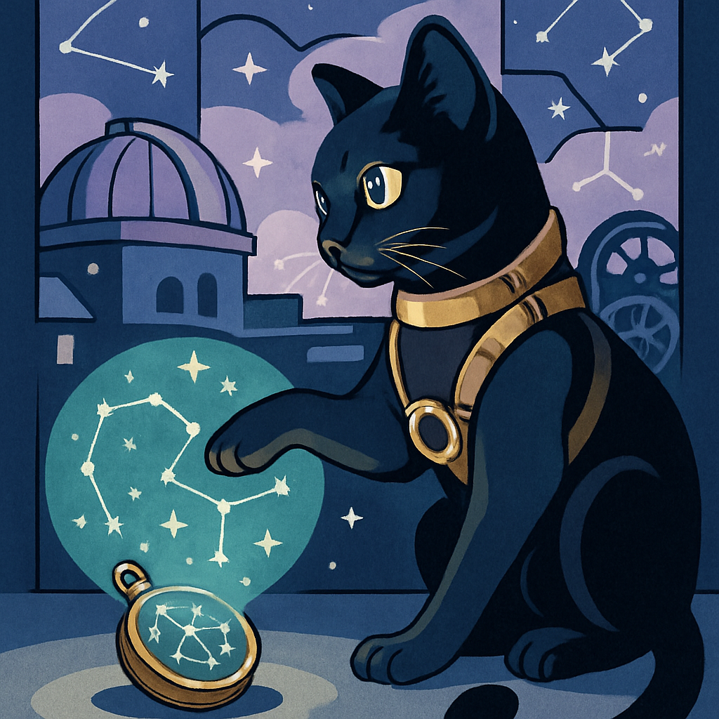 Clockwork Observatory Cat Adventure Paint by numbers kits