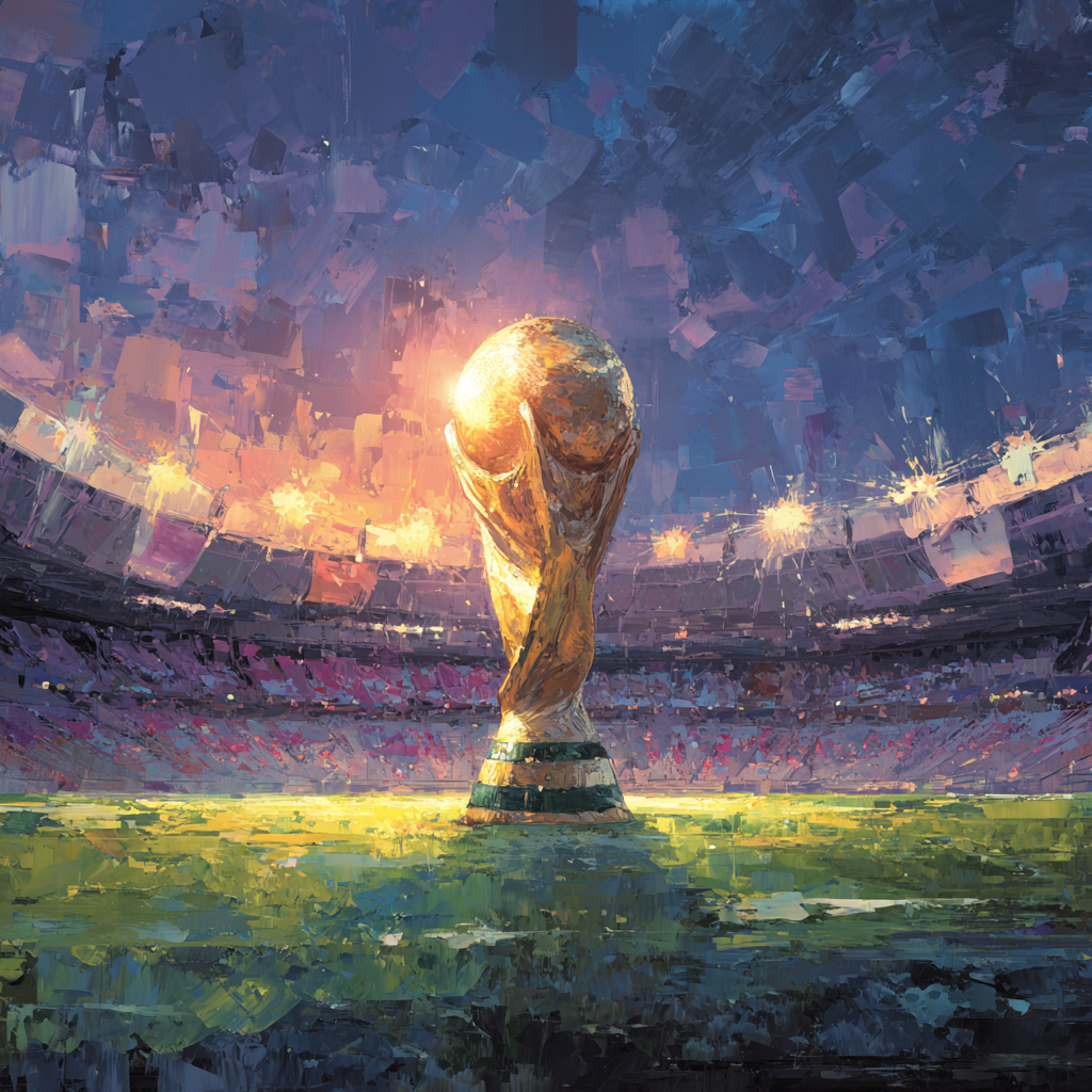 Fifa 2026 Trophy Horizon Painting by numbers kit