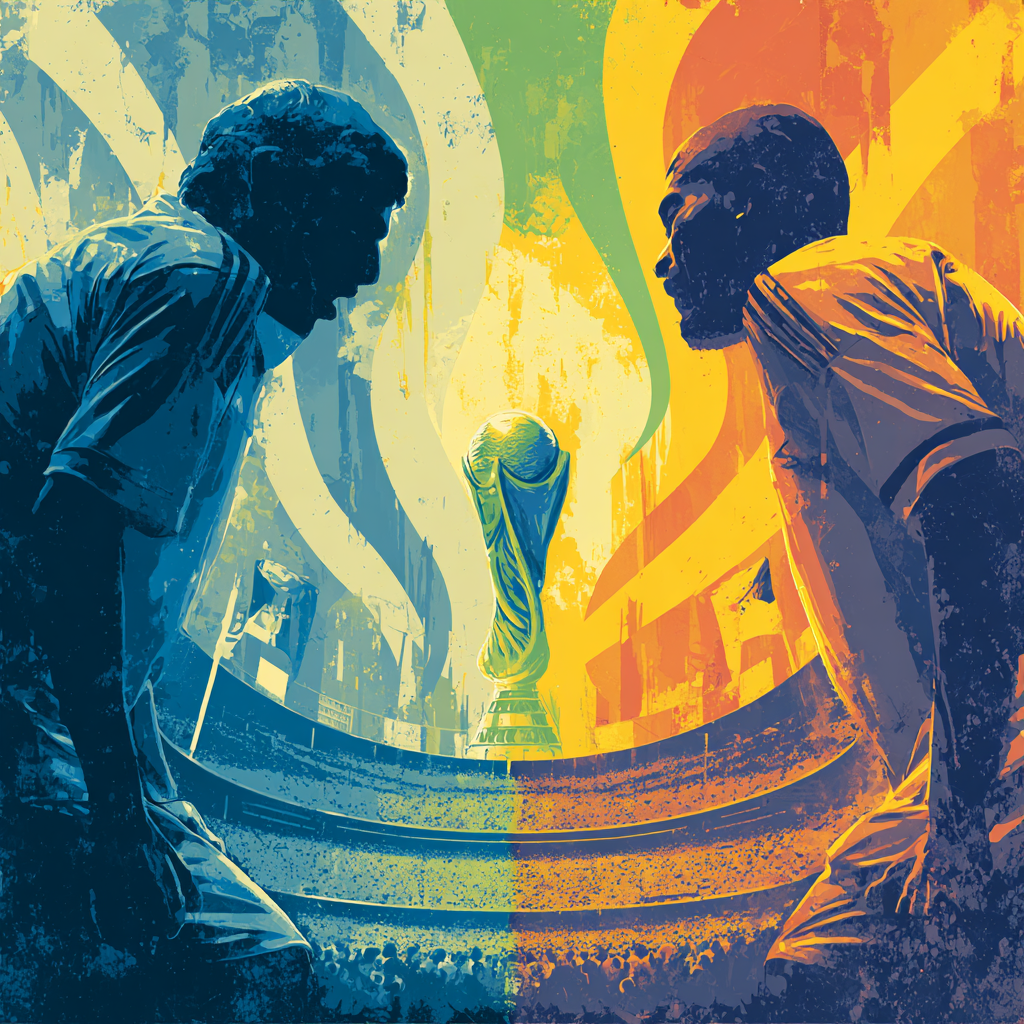 Fifa 2026 Argentina Vs Algeria DIY paint by numbers