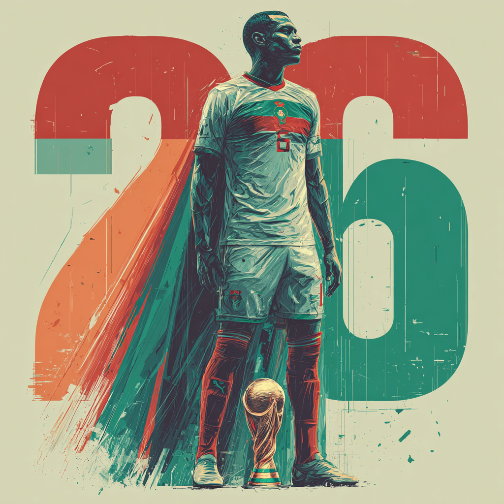 Fifa 2026 Morocco Atlas paint by color