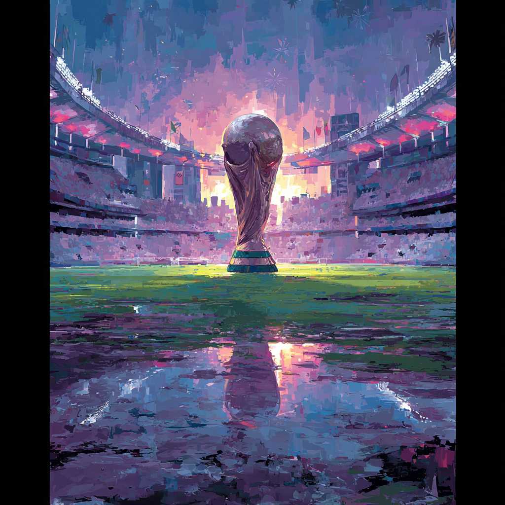 Miami Fifa 2026 Reflection DIY paint by numbers