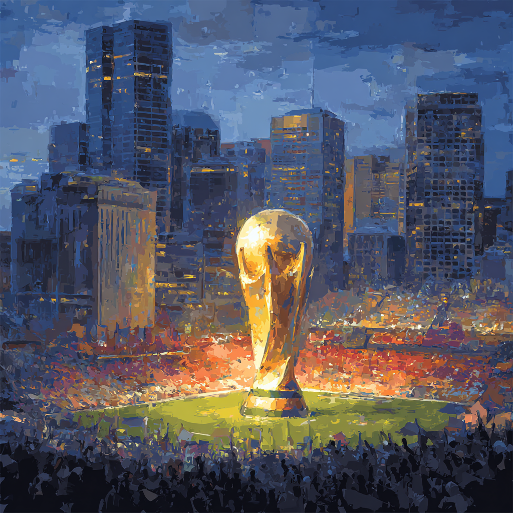 Fifa 2026 Host Nations Number painting