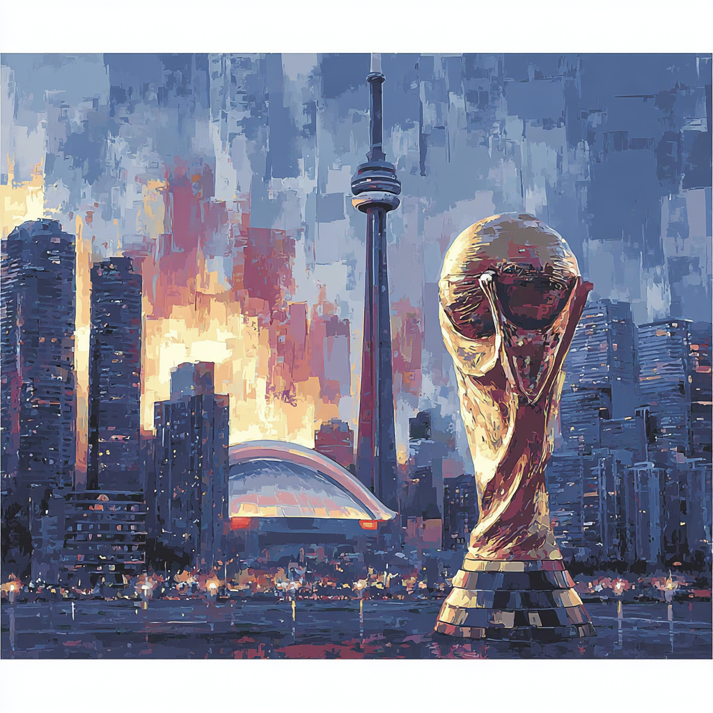 Toronto Fifa 2026 Glow paint by color