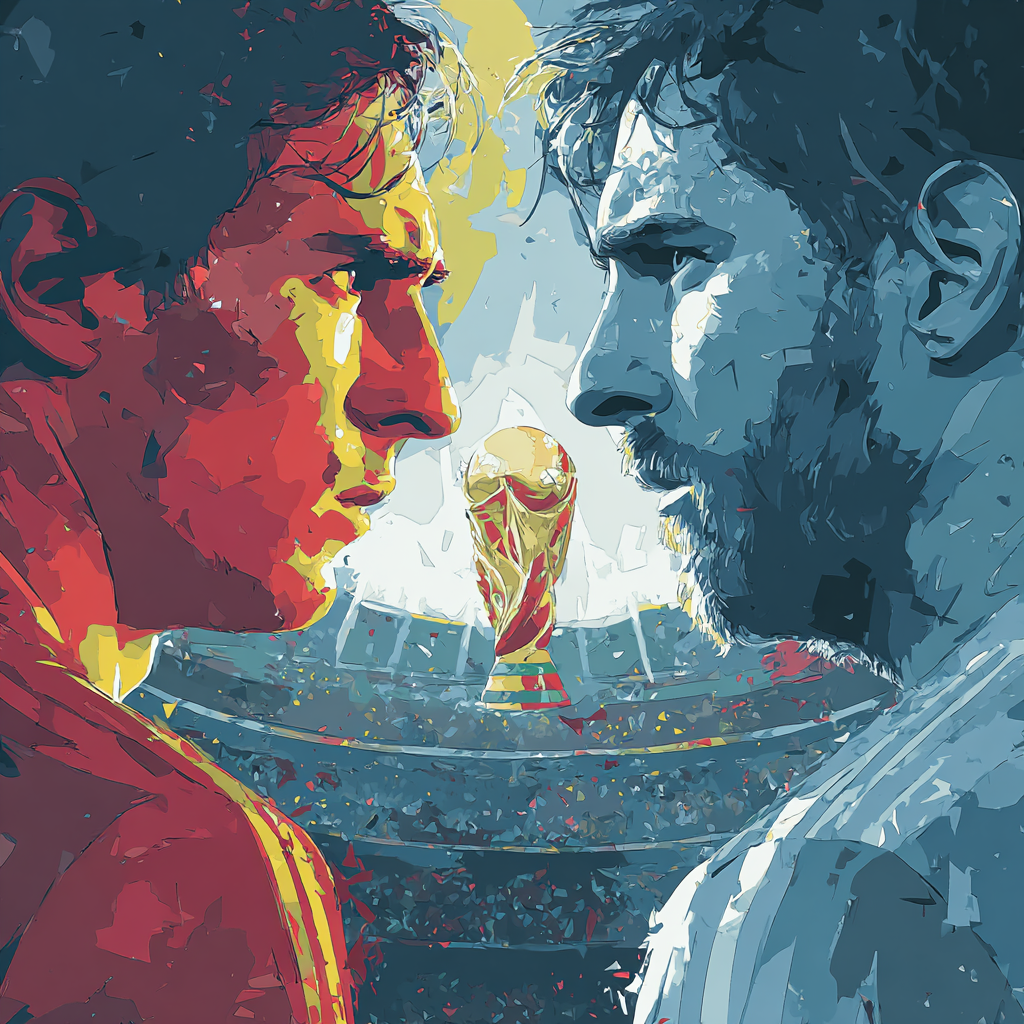 Fifa 2026 Spain Vs Uruguay DIY paint by numbers