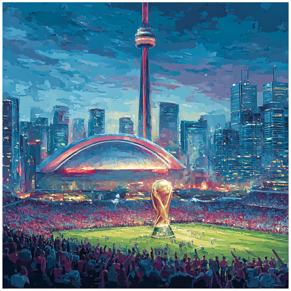 Toronto Fifa 2026 Glow paint by color