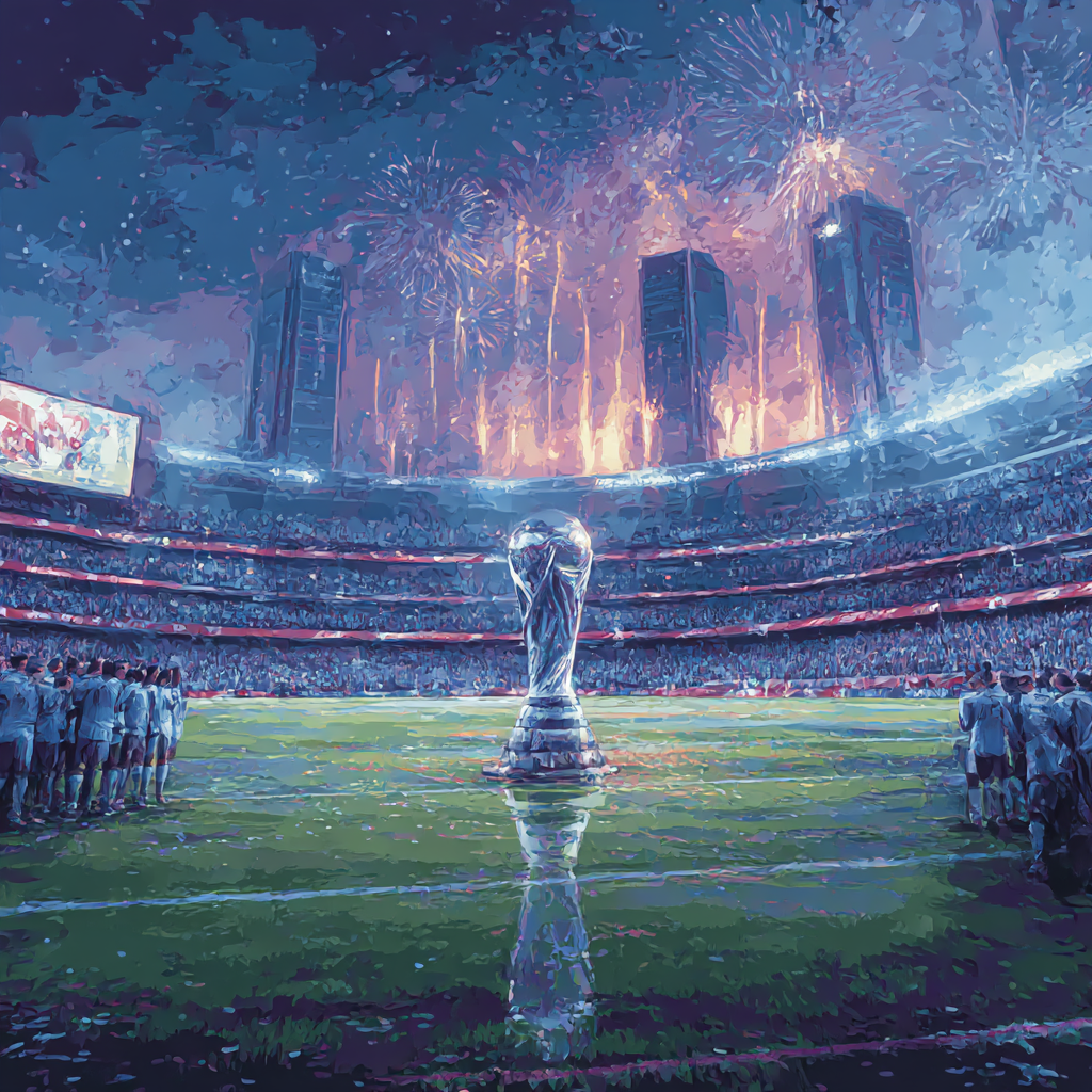 Fifa 2026 Final Glow paint by number