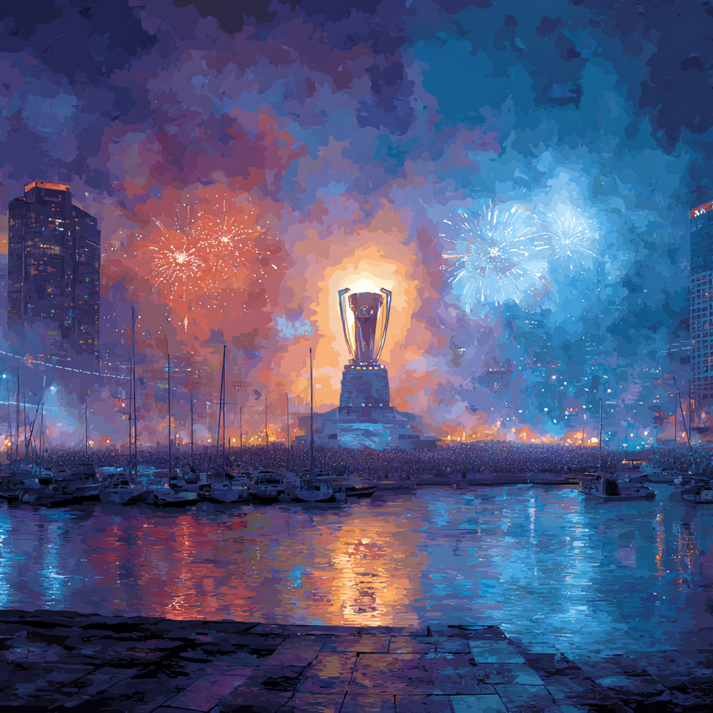 Fifa 2026 Final Halo Paint by numbers art