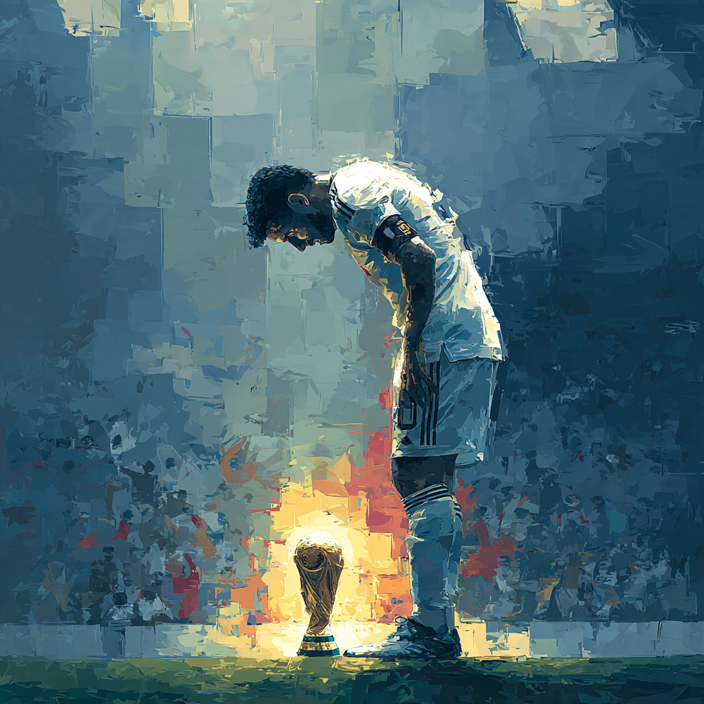 Japan Fifa 2026 Dawn Number painting