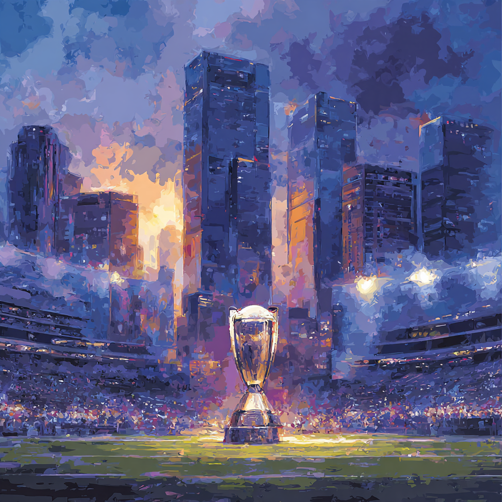 Philadelphia Fifa 2026 Glow DIY paint by numbers
