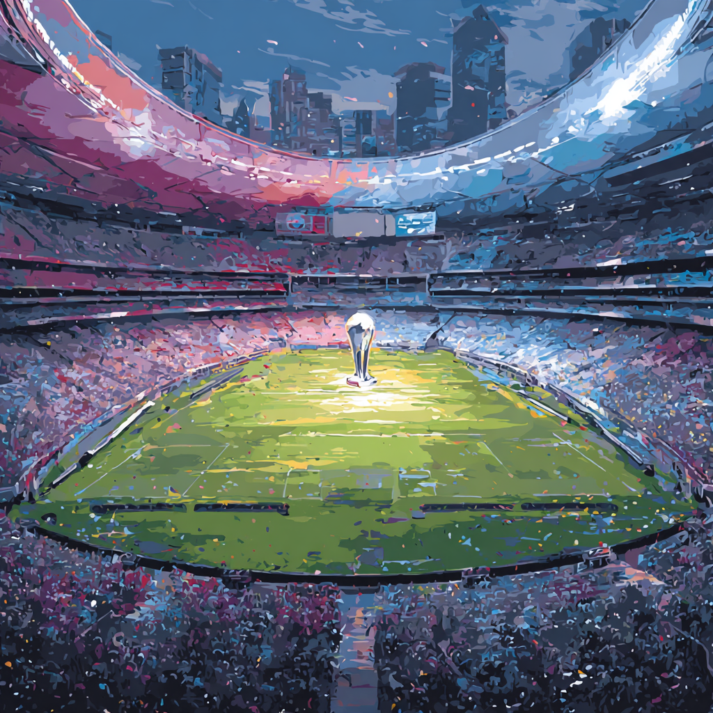 Fifa 2026 Trophy Unity Paint by numbers art