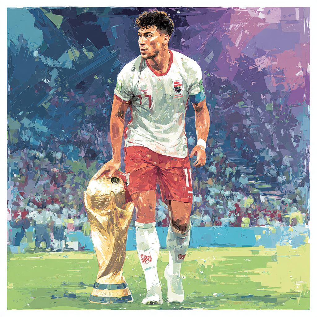 Salah Fifa 2026 Lights Paint by numbers art