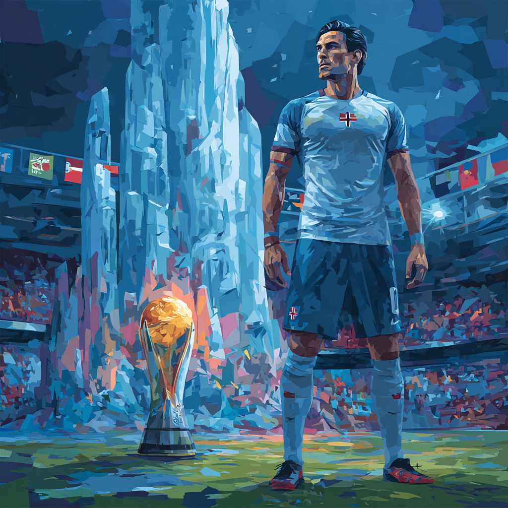 Haaland Fifa 2026 Ice Paint by numbers kits
