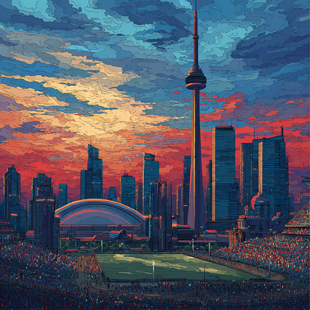 Toronto Fifa 2026 Glow painting number kit
