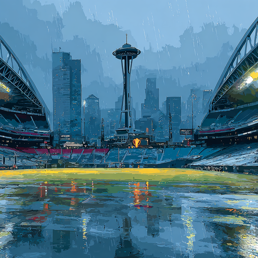 Seattle Fifa 2026 Rainlight painting number kit
