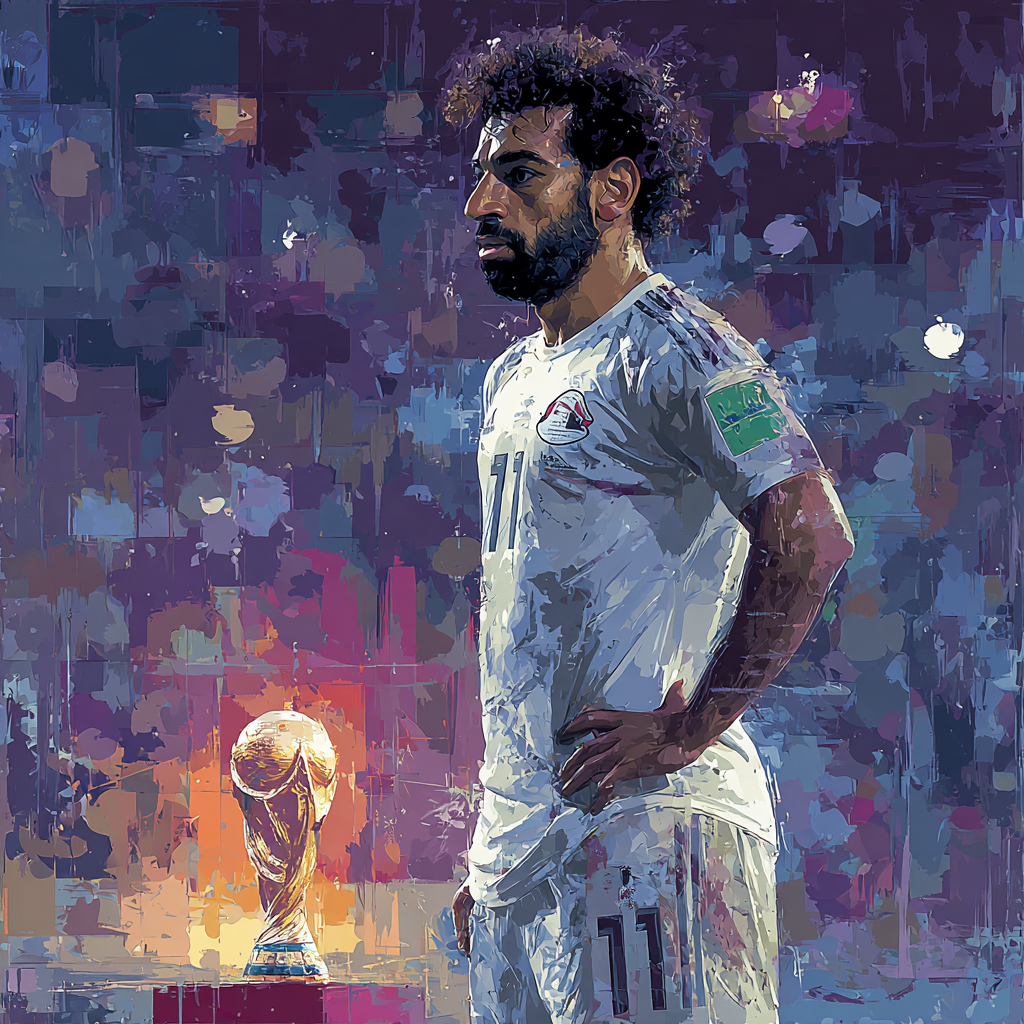 Fifa 2026 Salah Lights Painting by numbers kit