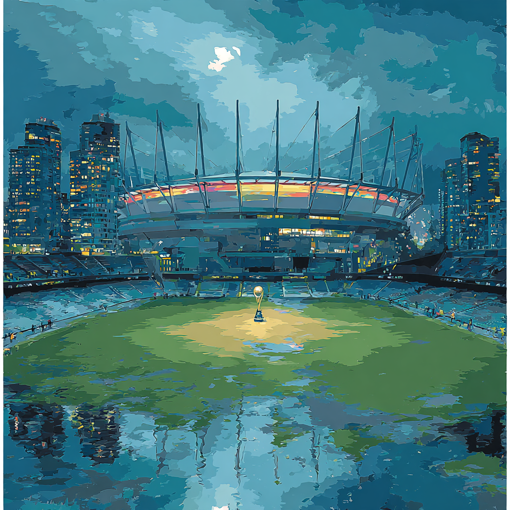 Seattle Fifa 2026 Rainlight painting number kit