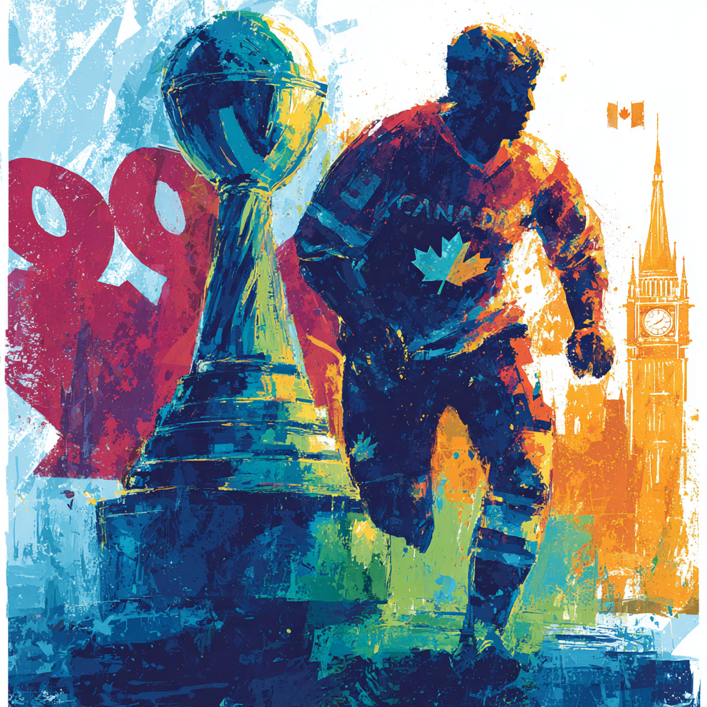 Canada Fifa 2026 Maple Glow DIY paint by numbers