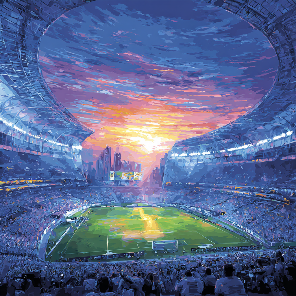 Fifa 2026 Trophy Aurora painting number kit