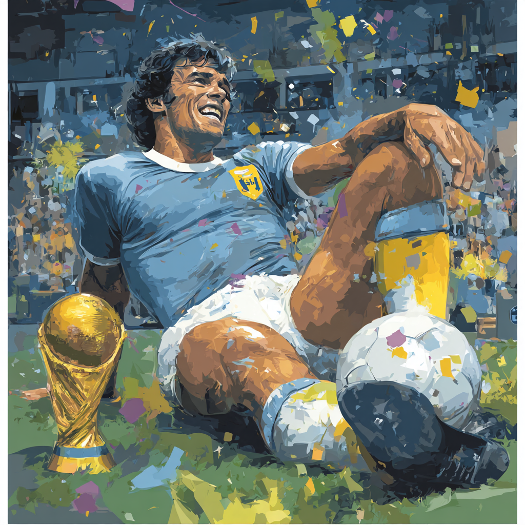 Ronaldinho Fifa 2026 Joy Paint by numbers art