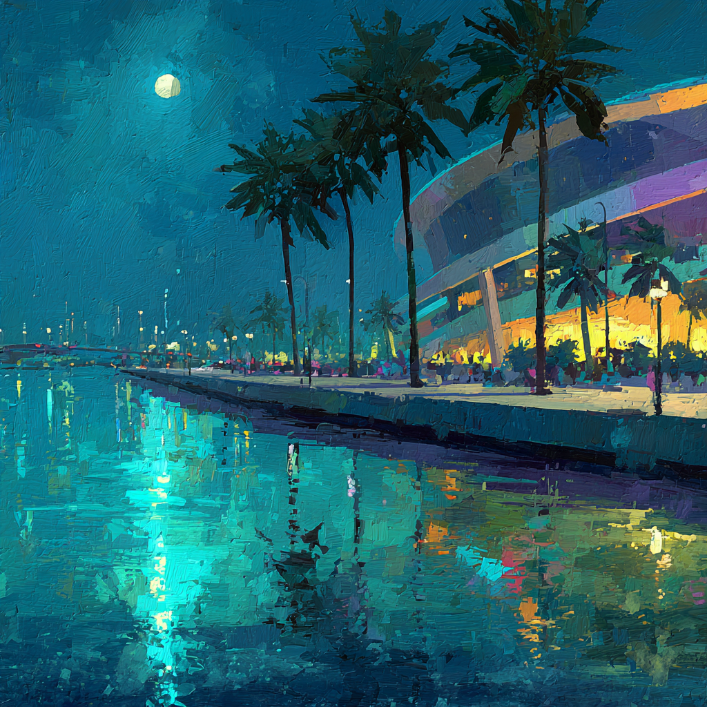Miami Fifa 2026 Reflection Painting by numbers kit