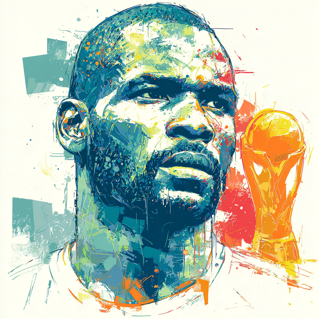 Drogba Fifa 2026 Power Paint by numbers art