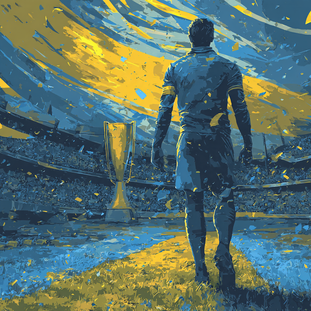Curaçao Fifa 2026 Blue Paint by numbers art