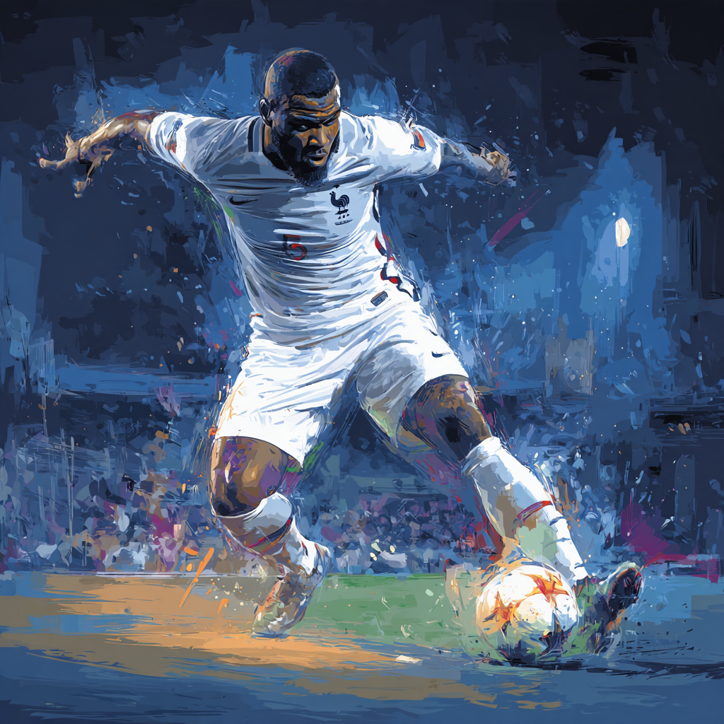 Mitoma Fifa 2026 Blue DIY paint by numbers