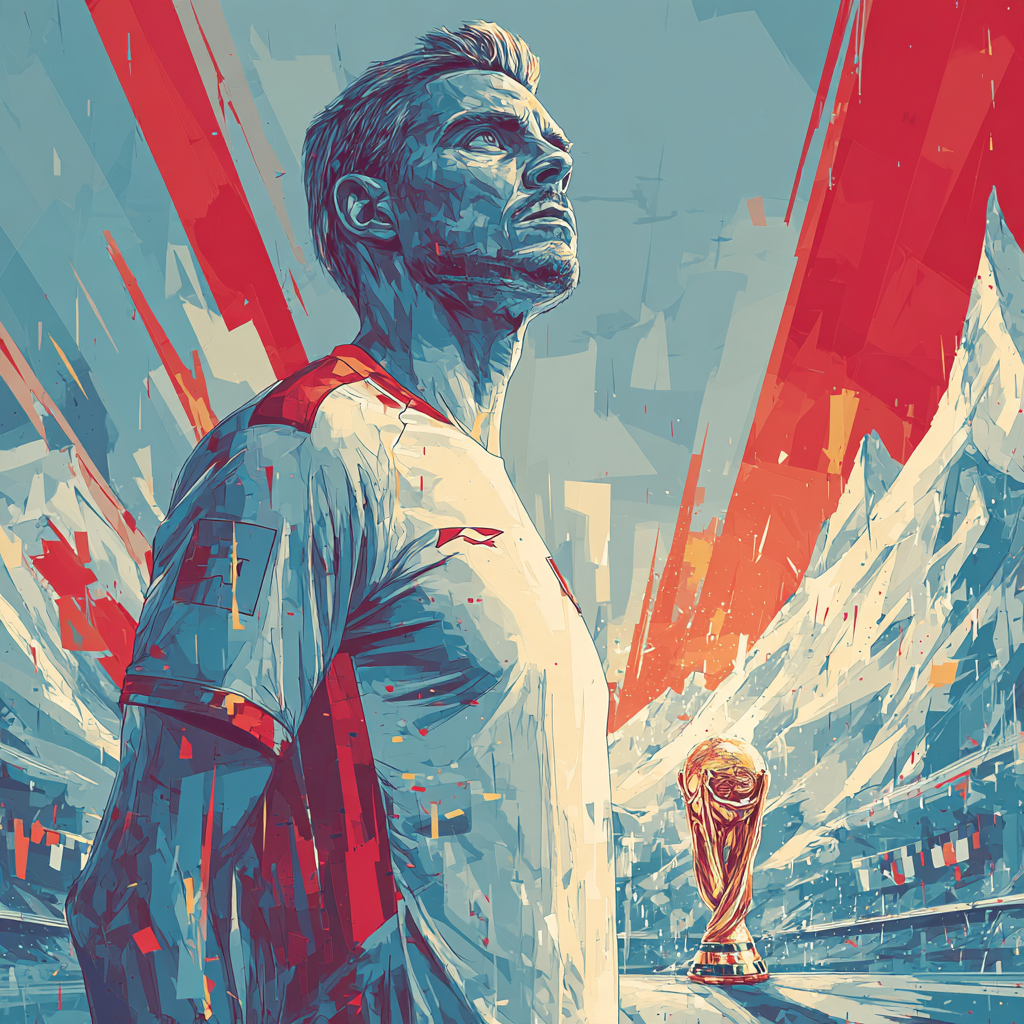 Switzerland Fifa 2026 Peak Number painting
