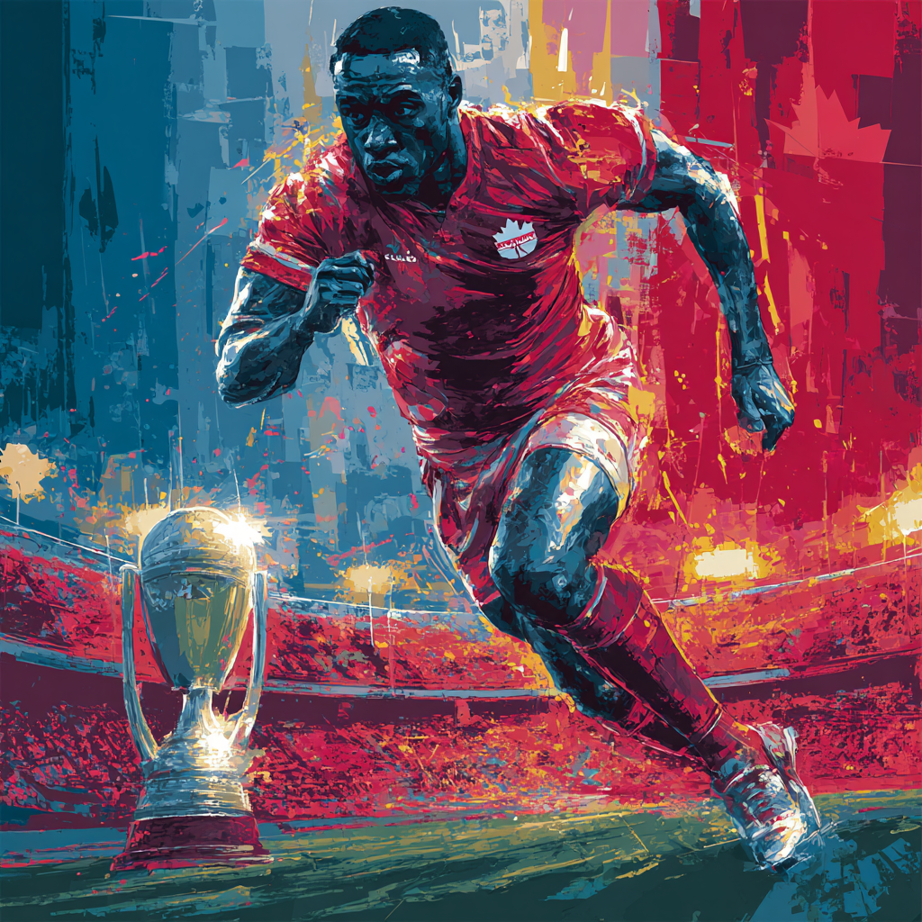 Davies Fifa 2026 Speed Number painting
