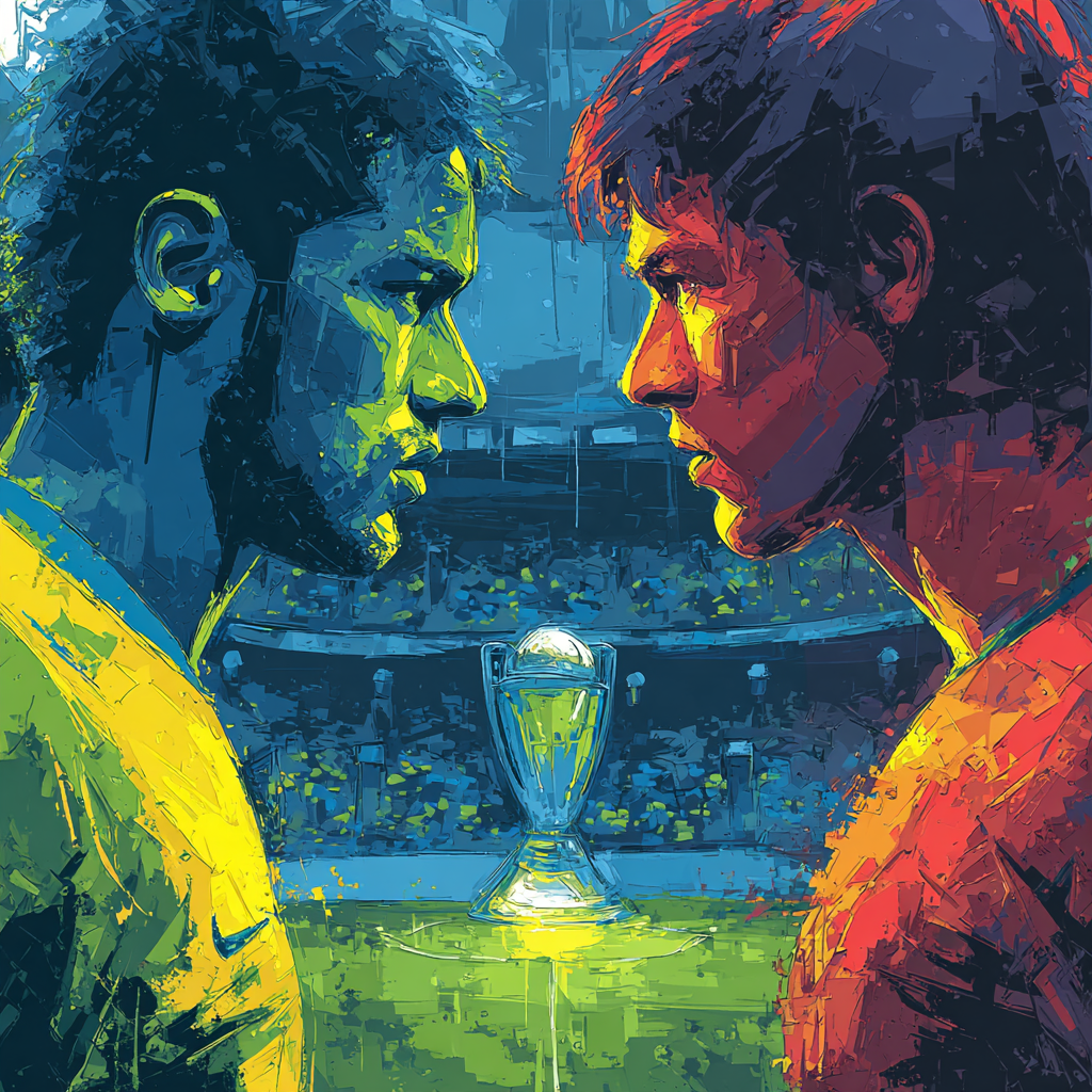 Fifa 2026 Brazil Vs Morocco Painting by numbers kit